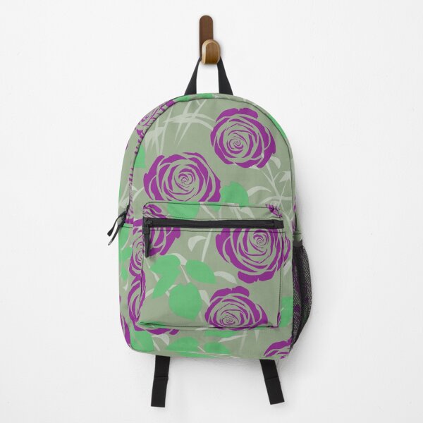 Item preview, Dark Purple Roses on Greenish Beige designed and sold by Yolanda Designs.
