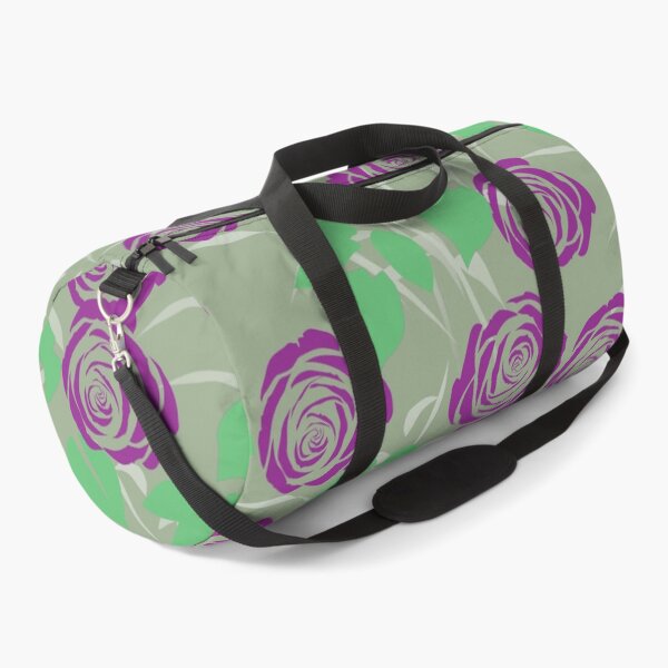 Item preview, Dark Purple Roses on Greenish Beige designed and sold by Yolanda Designs.