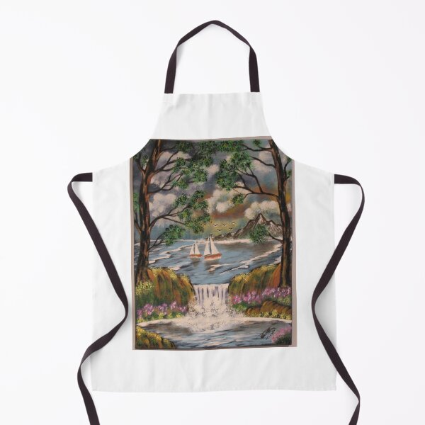 Item preview, boats on the lake with waterfall designed and sold by janjacbu.