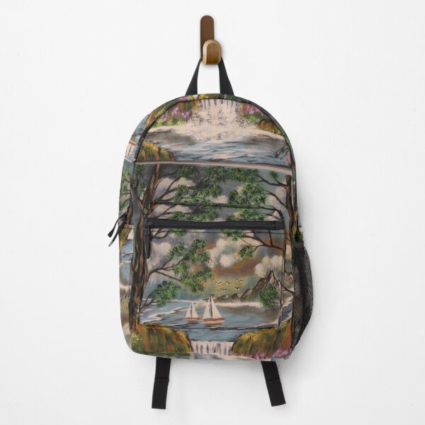 Item preview, boats on the lake with waterfall designed and sold by janjacbu.