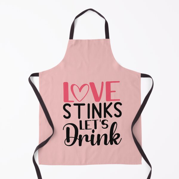Item preview, Love Stinks Let's Drink Valentines Day Heart  designed and sold by ArtMeetsPizza.