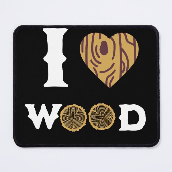 Item preview, craftsman inspired "I Love Wood' design designed and sold by gwiggington.