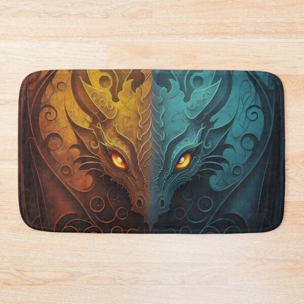 Item preview, Elvish Dragon Head Grunge Design  designed and sold by DragonRealms.