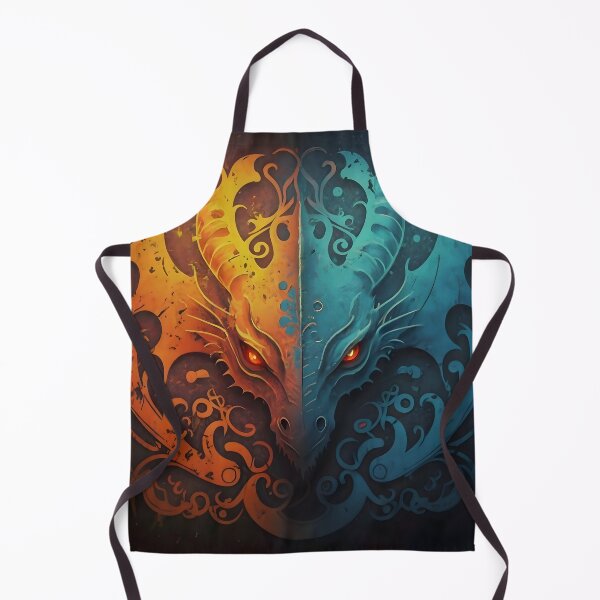 Item preview, Elvish Dragon Head Grunge Design designed and sold by DragonRealms.