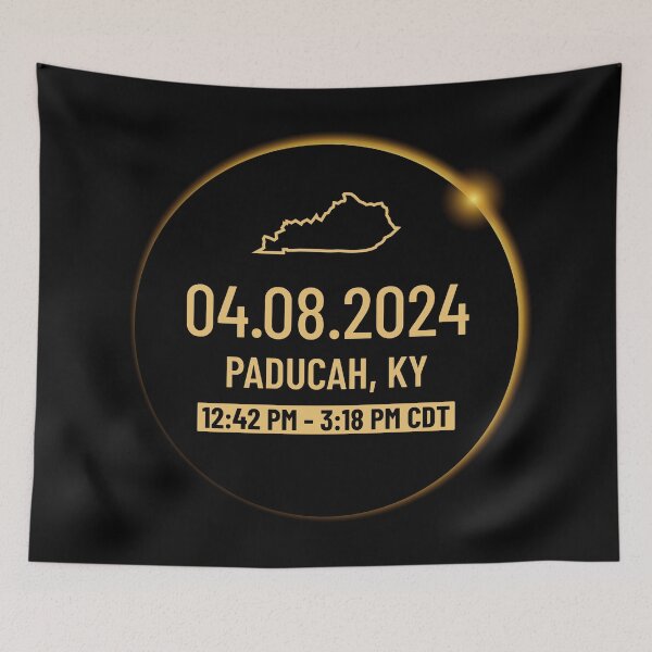 Item preview, Kentucky State Paducah KY USA Totality April 8, 2024 Total Solar Eclipse designed and sold by BunnyPrinceDegn.
