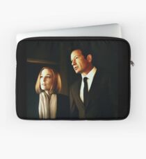 Mulder and Scully - oil color painting Laptop Sleeve