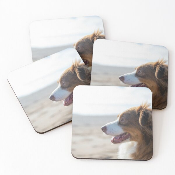 Item preview, Australian Shepherd At The Beach designed and sold by TheAnimalZ00.
