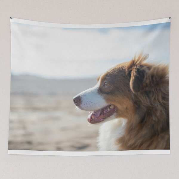 Item preview, Australian Shepherd At The Beach designed and sold by TheAnimalZ00.