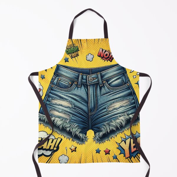 Item preview, Retro Denim Explosion Pop Art designed and sold by inkArtistryfine.