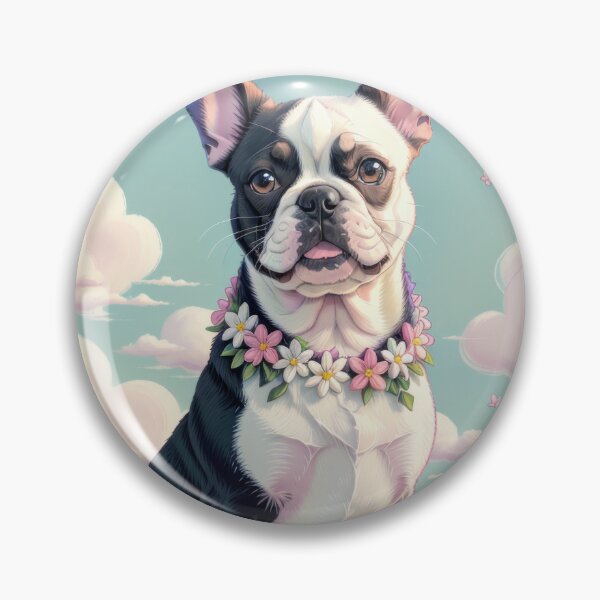 Item preview, Surreal French bulldog artwork in the heaven designed and sold by Tio-Tecun.