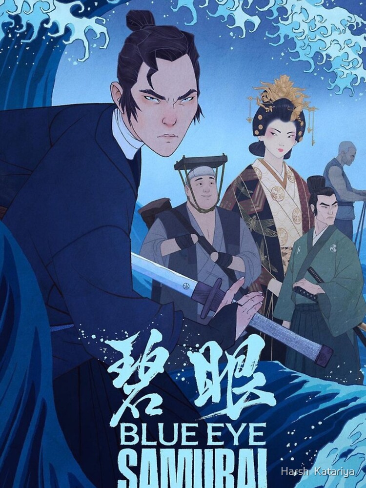 Blue Eye Samurai Poster Design 