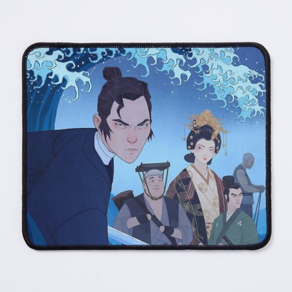 Item preview, Blue Eye Samurai Poster Design designed and sold by Harsh Katariya.