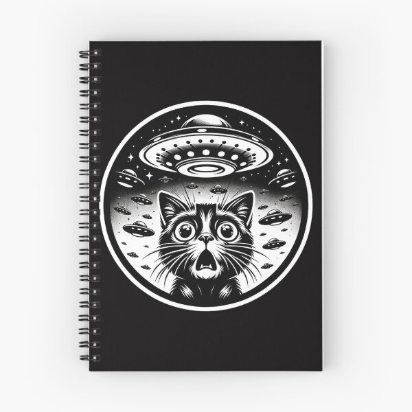 Item preview, Alien UFO Funny Cat  designed and sold by BeansHotTees.