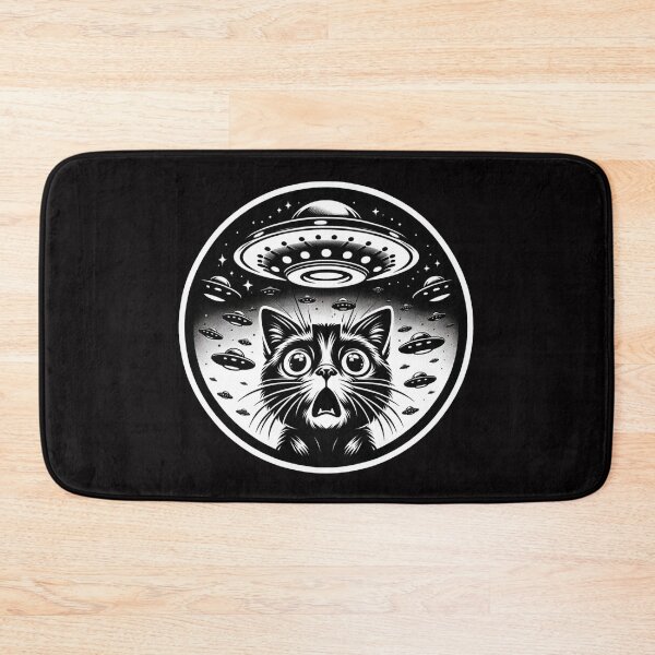 Item preview, Alien UFO Funny Cat  designed and sold by BeansHotTees.