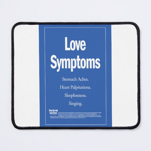 Item preview, Love Symptoms Poster from the Love Institute featured in the Apple movie Fingernails designed and sold by guyo.