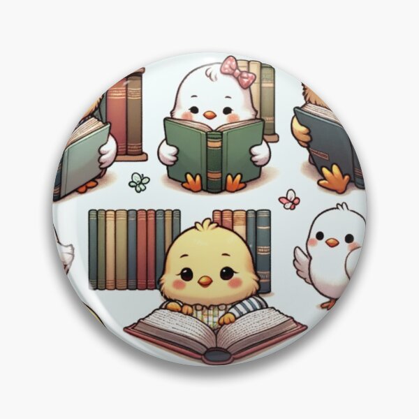 Item preview, Studious Chicks Reading Books designed and sold by CoussaZau.