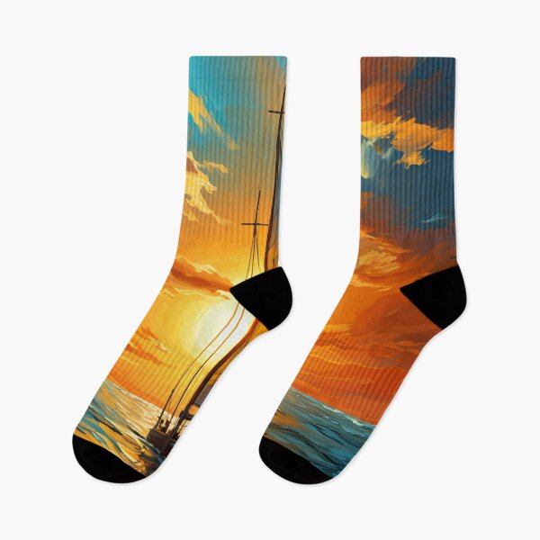 Item preview, Sailboat at Sunset designed and sold by Red Witch Art.