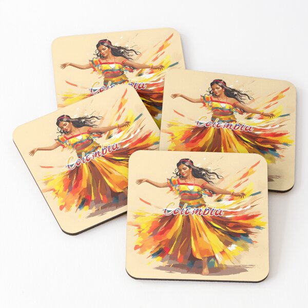 Item preview, Colombian Folk Dance Vibrance designed and sold by inkArtistryfine.