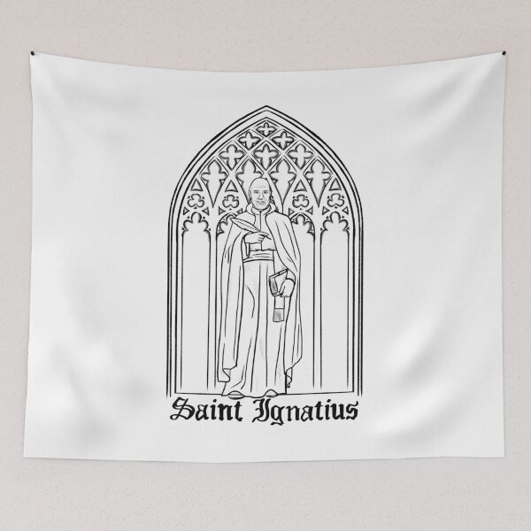 Item preview, Saint Ignatius in Black designed and sold by landpenguin.