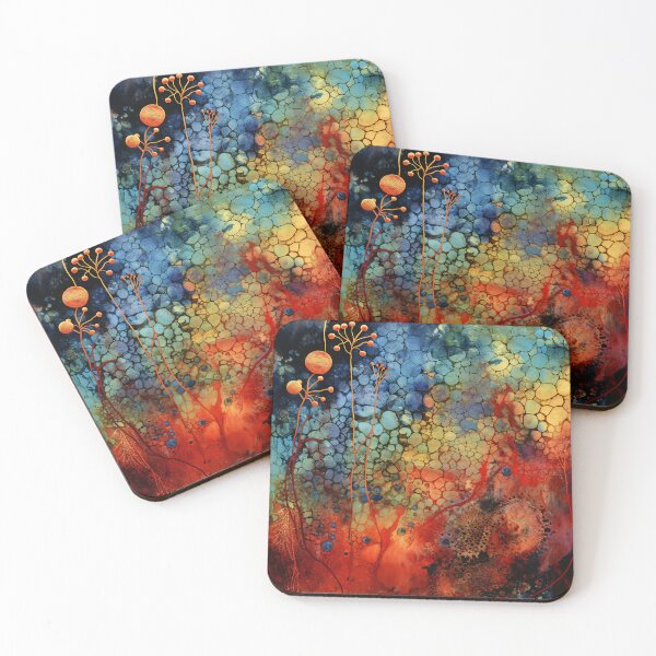 Item preview, Rustic Organic Abstract designed and sold by Red Witch Art.