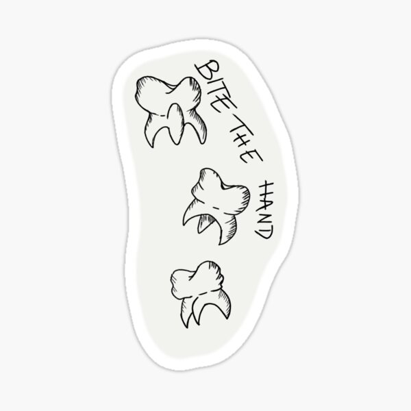 Item preview, Bite the hand  designed and sold by cloudygrayart.