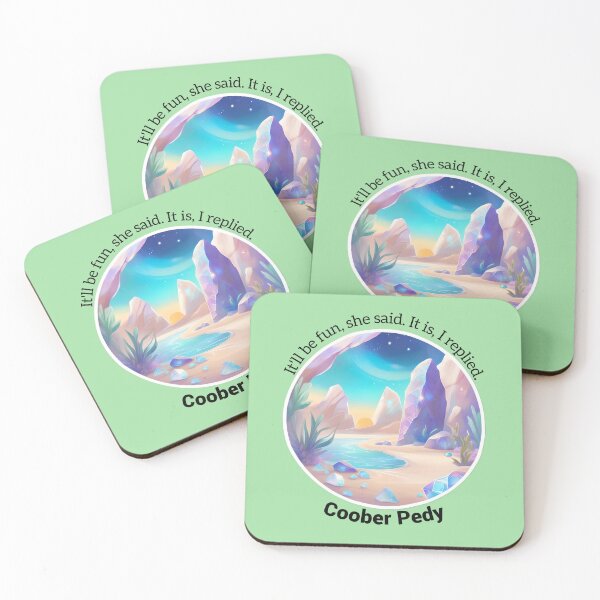 Item preview, Coober Pedy fun, fun, fun designed and sold by WildLadyWood.