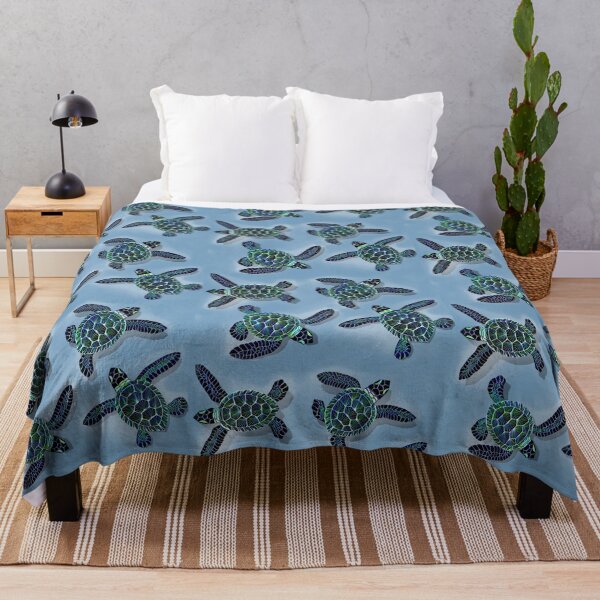 Item preview, Cute Baby Green Sea Turtles Swimming designed and sold by Lehuas.