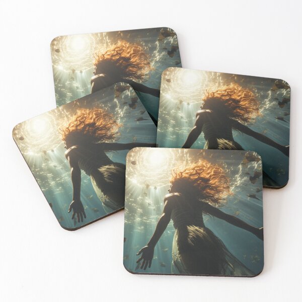 Item preview, arte digital esperanza bajo el agua sueño libre sol designed and sold by UILOVE.