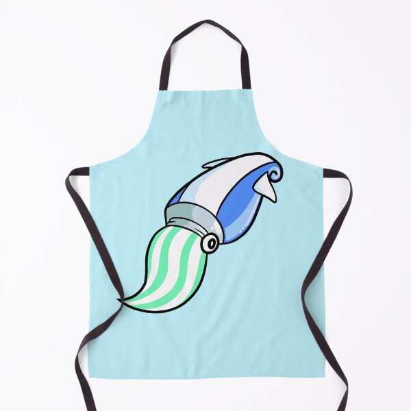 Item preview, Toothpaste Squid (mint green) designed and sold by DinoDoggie.