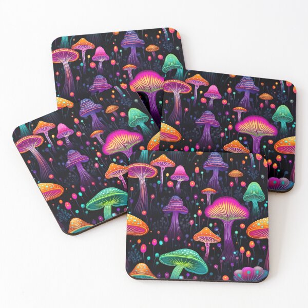 Artikelvorschau, Enchanting Fungi Fantasy: Psychedelic Mushroom Dreams entworfen und verkauft von digitalvintage.