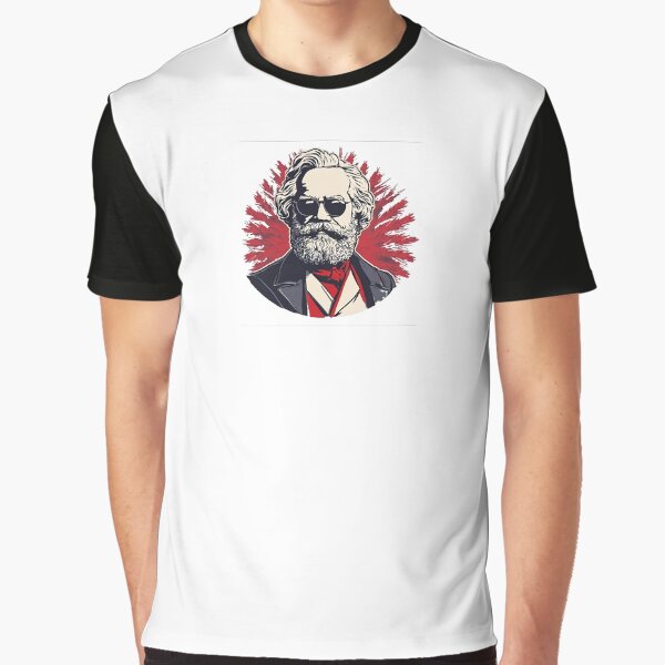 Vista previa del artículo con la obra «Genial Karl Marx 2.0», diseñado y vendido por nerdamus.