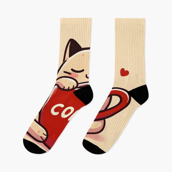 Item preview, Acogedor abrazo de café para gatos designed and sold by inkArtistryfine.