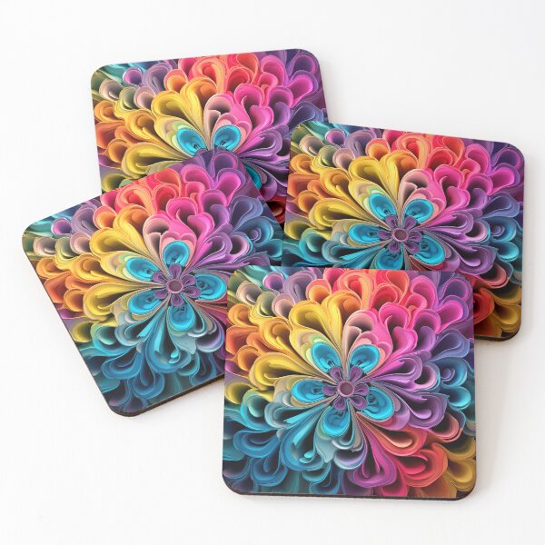 Item preview, Rainbow flowers designed and sold by Vikycialp.