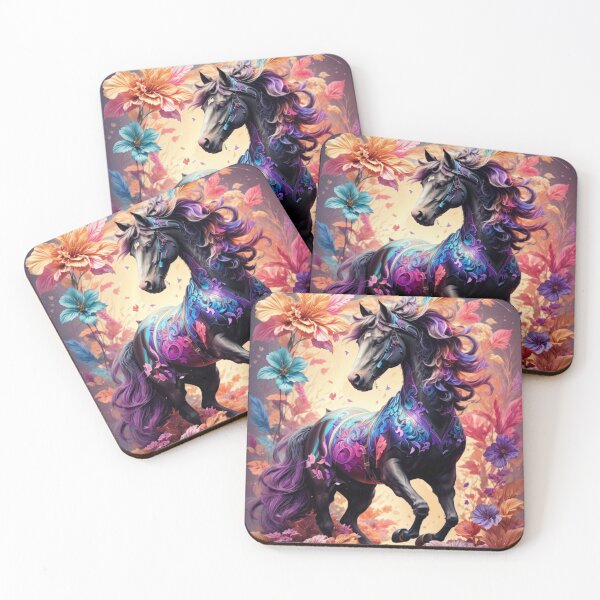 Artikelvorschau, 001 Colorfol Horse entworfen und verkauft von Alexis Art Collection.