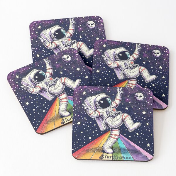 Item preview, Cosmic Rainbow Astronaut Adventure designed and sold by inkArtistryfine.