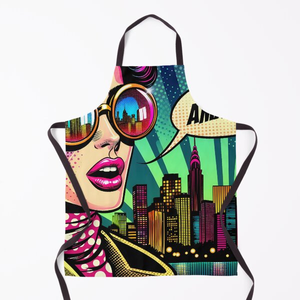 Item preview, Cityscape Reflection Pop Art Style designed and sold by inkArtistryfine.