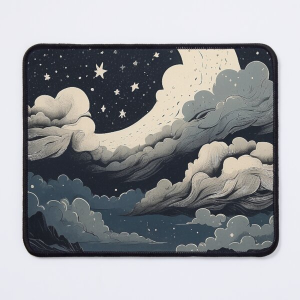 Item preview, 001 Minimalistic Starry Night Sky designed and sold by Alexis Art Collection.