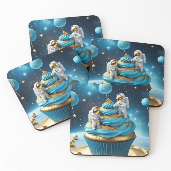 Aperçu de l'œuvre De minuscules extraterrestres explorant un cupcake géant créée et vendue par Rachel July.