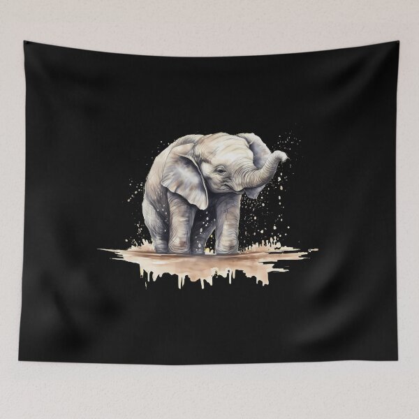 Item preview, Wild Elephant designed and sold by ElephantVibes.