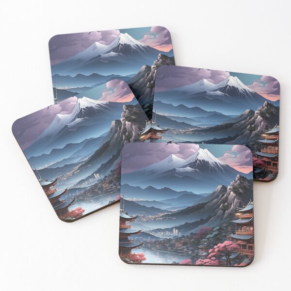 Item preview, 001 Japanese Landscape Illustration designed and sold by Alexis Art Collection.