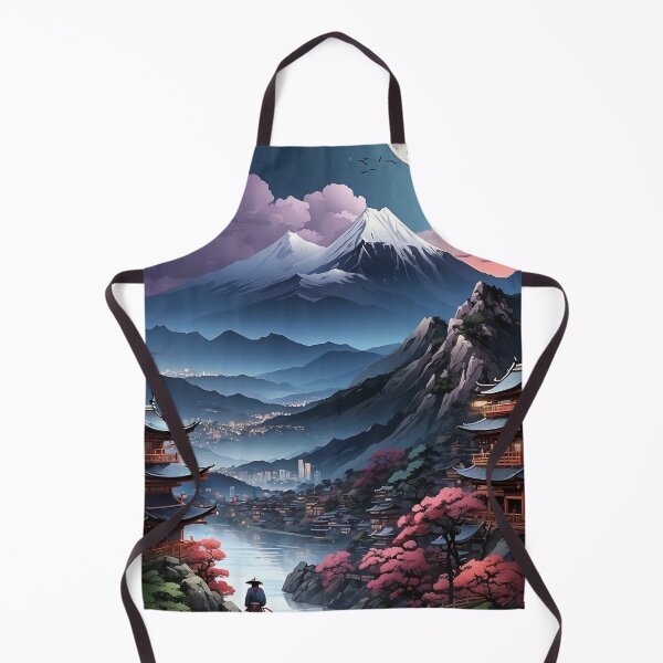 Item preview, 001 Japanese Landscape Illustration designed and sold by Alexis Art Collection.