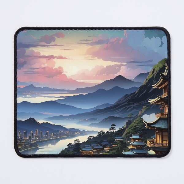 Item preview, 002 Japanese Landscape Illustration designed and sold by Alexis Art Collection.