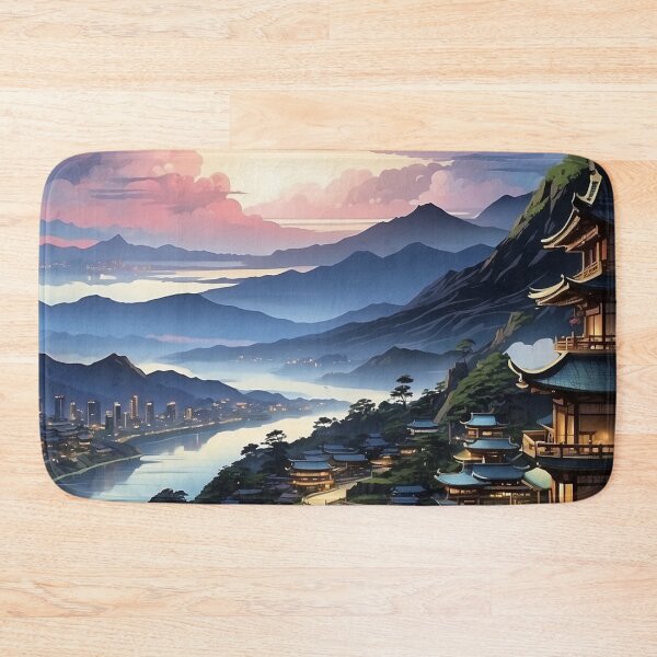 Item preview, 002 Japanese Landscape Illustration designed and sold by Alexis Art Collection.