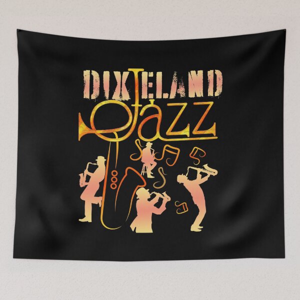 Item preview, Retro Dixieland Jazz Band designed and sold by my-green-gecko.
