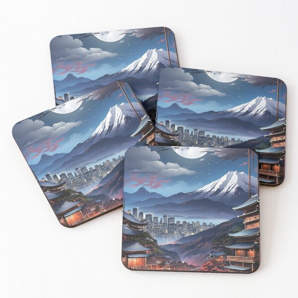 Item preview, 003 Japanese Landscape Illustration designed and sold by Alexis Art Collection.