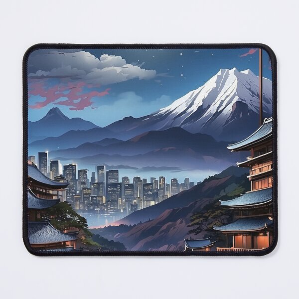 Item preview, 003 Japanese Landscape Illustration designed and sold by Alexis Art Collection.