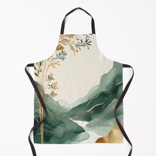 Artikelvorschau, 003 Abstract Art (Green and Gold Theme) entworfen und verkauft von Alexis Art Collection.