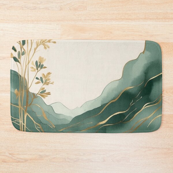 Artikelvorschau, 003 Abstract Art (Green and Gold Theme) entworfen und verkauft von Alexis Art Collection.