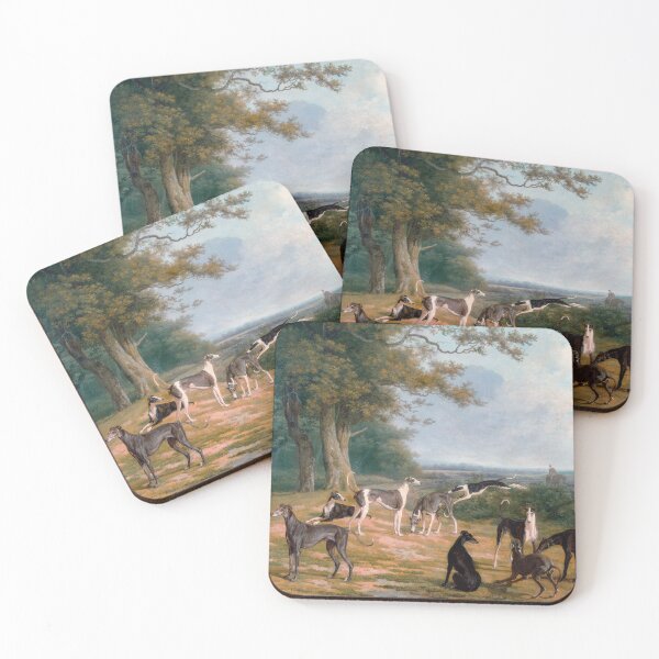 Item preview, Jacques-Laurent Agasse Painting Nine Greyhounds in a Landscape designed and sold by Under-TheTable.