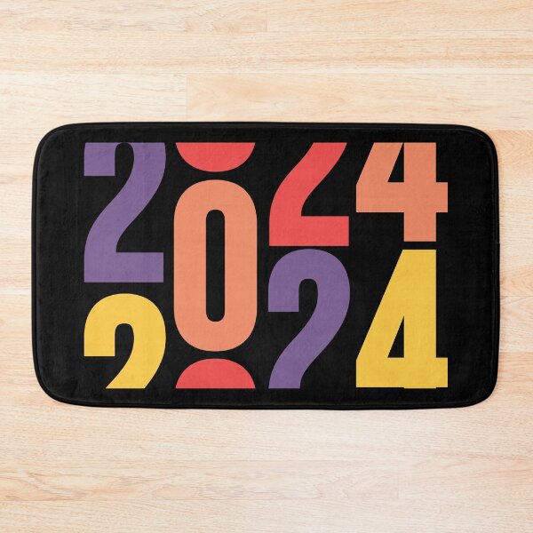 Item preview, 2024 Happy New Year Celebration Typography Design - Festive Holiday Art designed and sold by Gayan-Art.